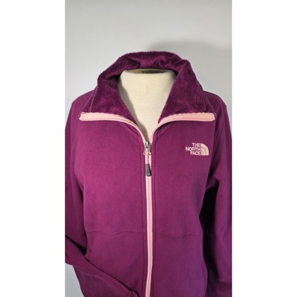 The North Face Womens Medium Purple Fleece Polartec Classic Zip‎ Jacket M